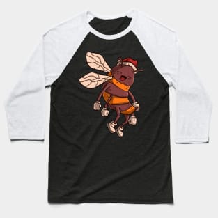 Christmas Bee Baseball T-Shirt